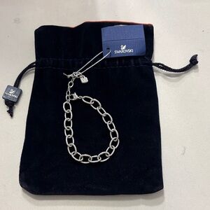 Swarovski Silver Link Bracelet